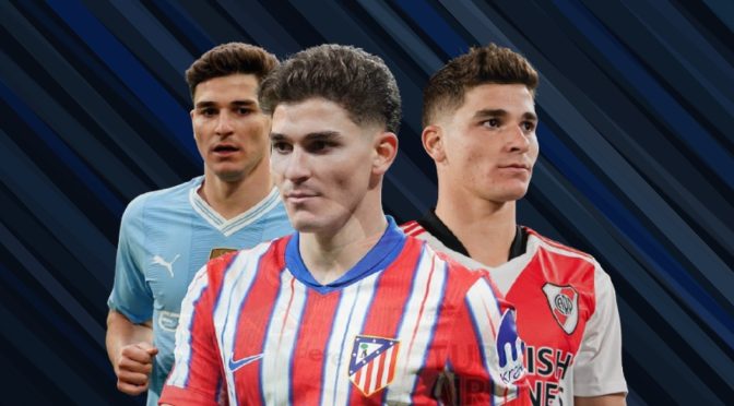 Todos los goles de Julián Álvarez: River, City, Atlético y selección